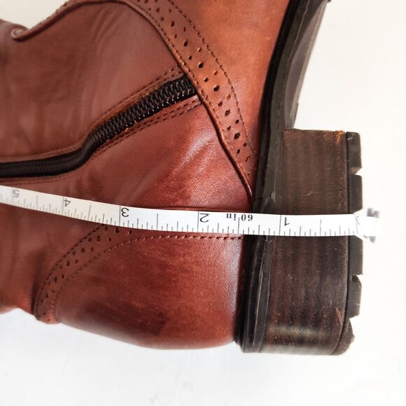 Blondo Size 9 M Leather Knee High Tall Riding Boots Brown Canada Waterproof Warm - Picture 11 of 15